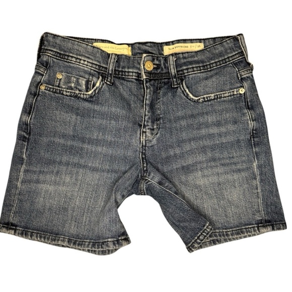 PILCRO and the Letterpress Anthropologie Slim Boyfriend Denim Shorts - Picture 1 of 6